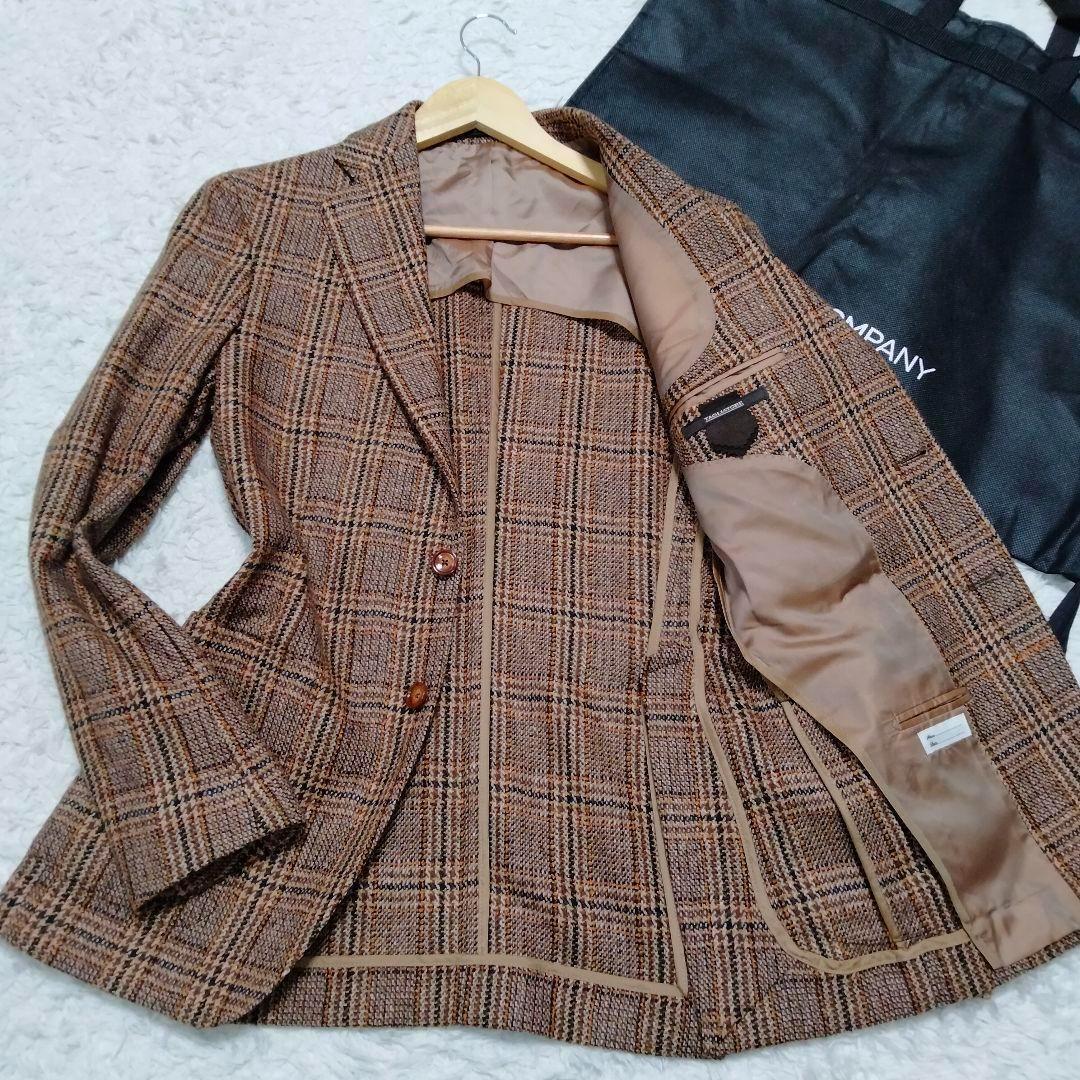 TAGLIATORE タリアトーレ　麻 シルク混　ミックス ツイード　ジャケット TAGLIATORE タリアトーレ 麻 シルク混 ミックス ツイード