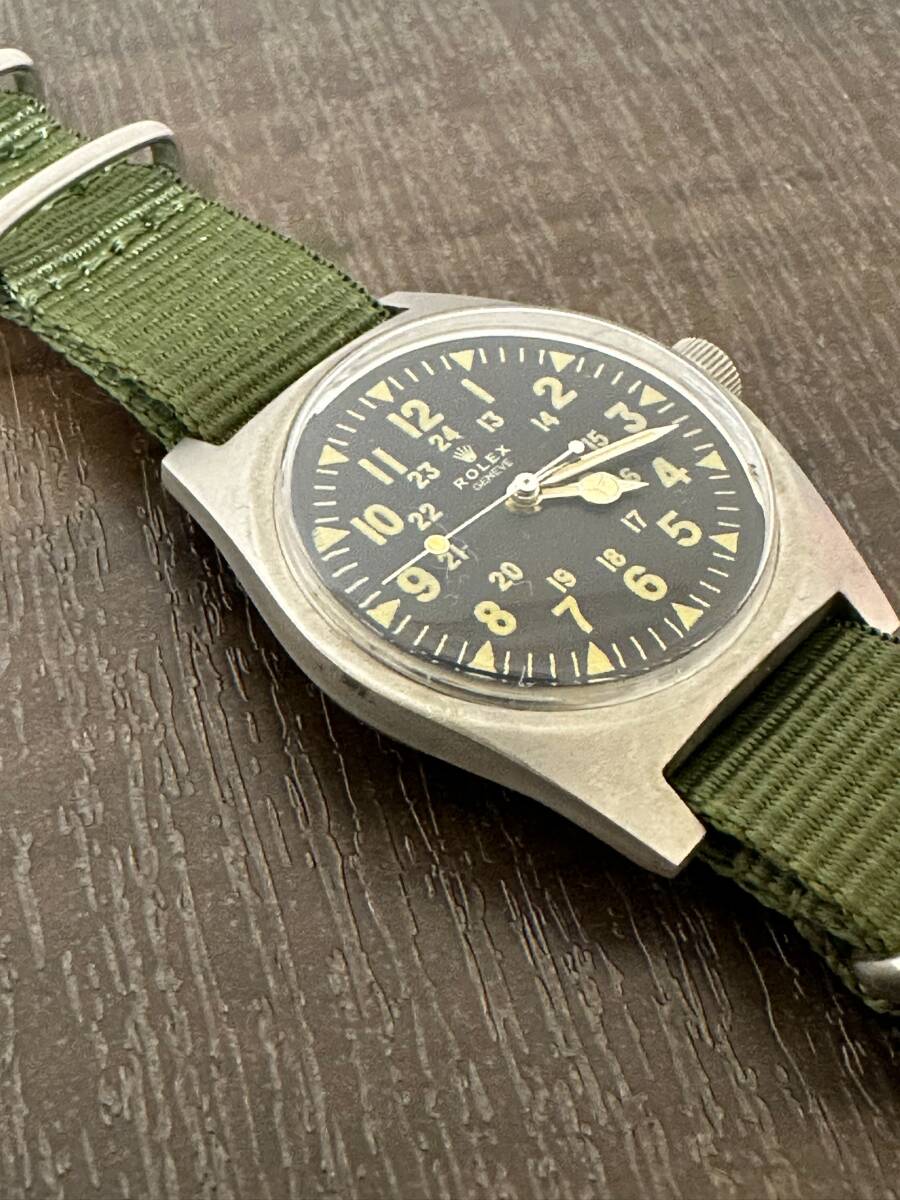 ロレックス ROLEX ミリタリー　手巻き　ビンテージ　ベトナム戦争　稼働品 ロレックス ROLEX ミリタリー 手巻き ビンテージベトナム戦争