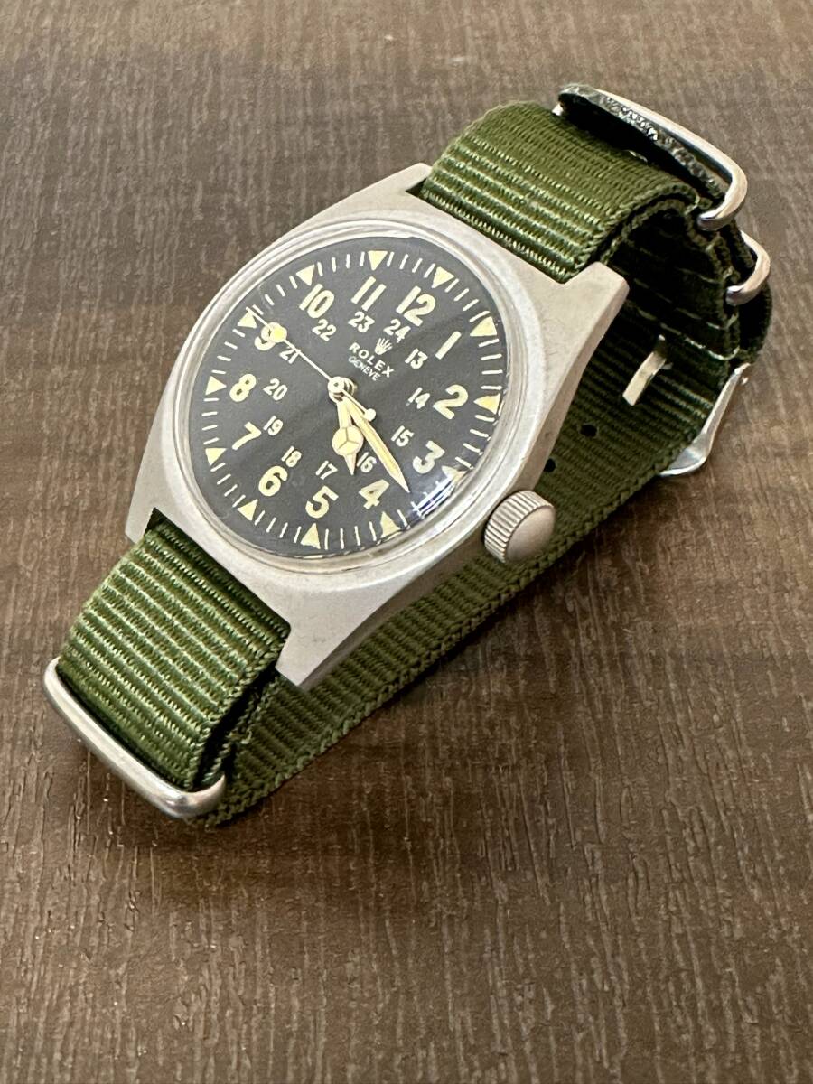 ロレックス ROLEX ミリタリー　手巻き　ビンテージ　ベトナム戦争　稼働品 ロレックス ROLEX ミリタリー アンティーク 手巻き ジャンク