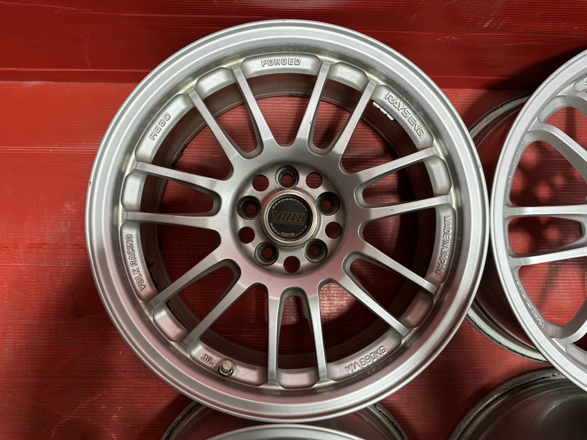 鍛造 RAYS ボルクレーシング RE30 ブロンズ BR 18インチ 7.5J+50 
