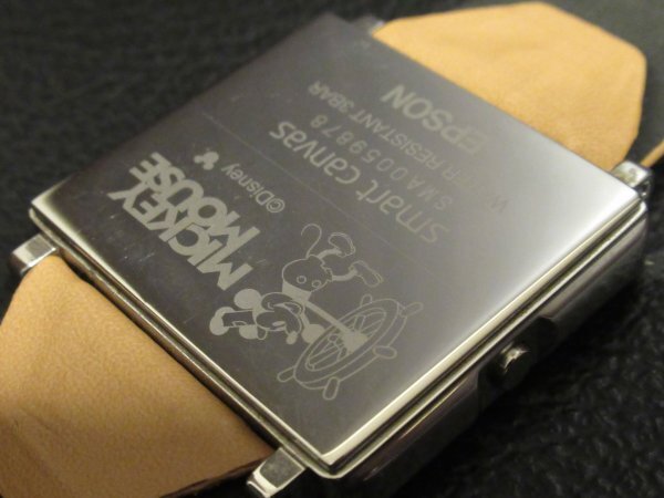 ディズニー ミッキーマウス スマートキャンバス時計 Bibian 比比