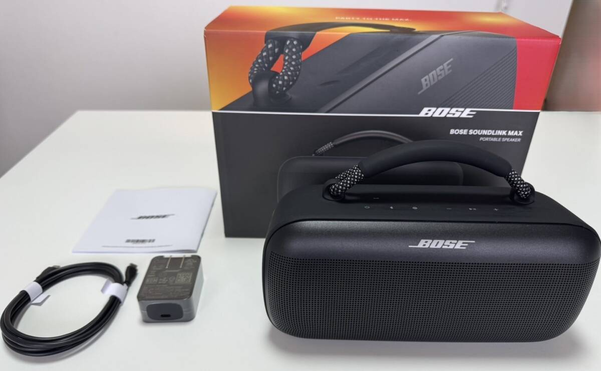 BOSE SOUNDLINK MAX ポータブルスピーカー ブラック Bose SoundLink Max Portable Speaker Black : ヤマダデンキ