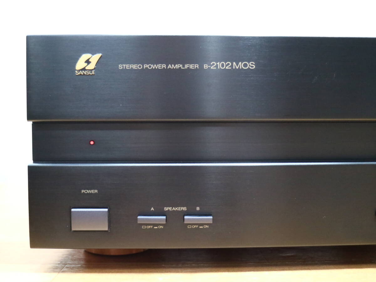 サンスイ　B-2102 MOS vintage ステレオパワーアンプ メンテ済 SANSUI B-2102 MOS VINTAGEの仕様 サンスイ