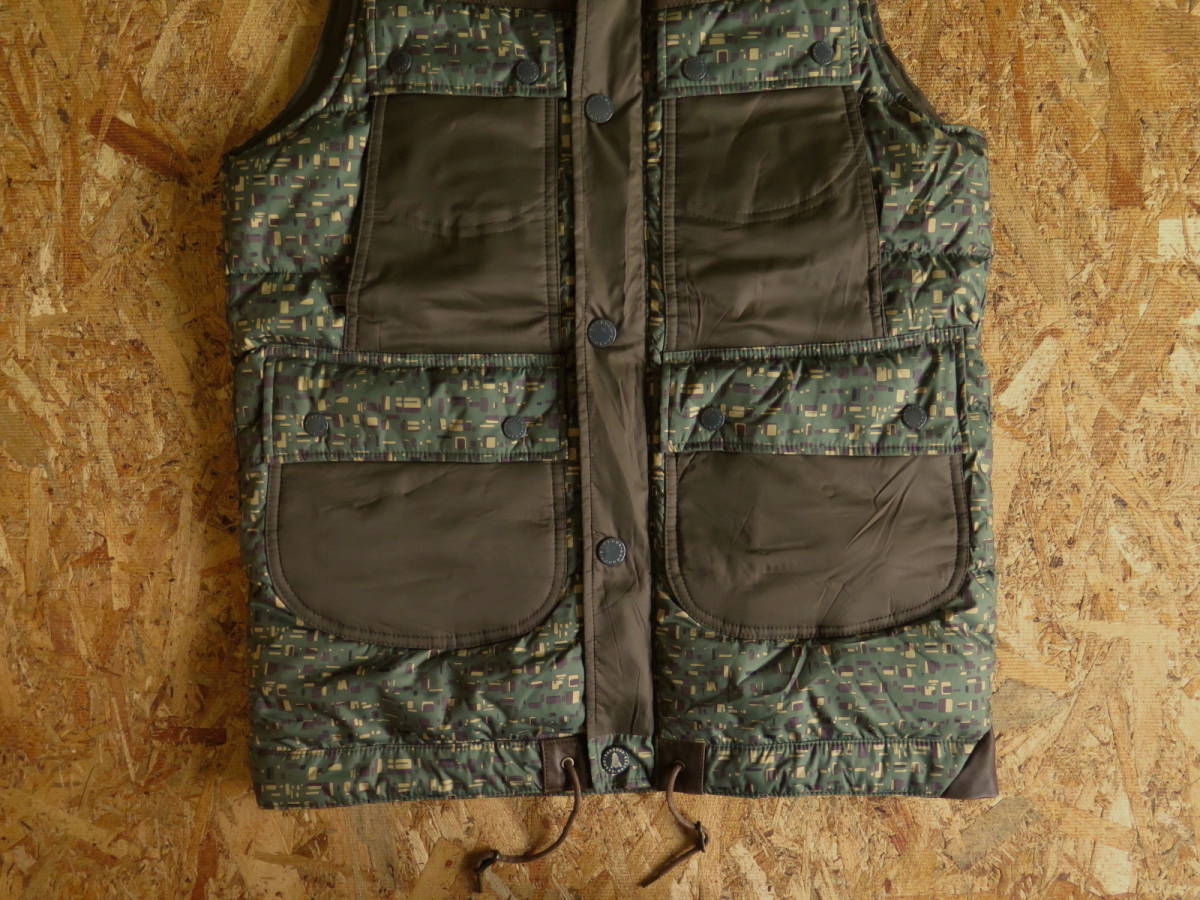 Bibian 比比昂- 新品☆本物コラボBARBOUR ダウンベストSサイズWHITE 