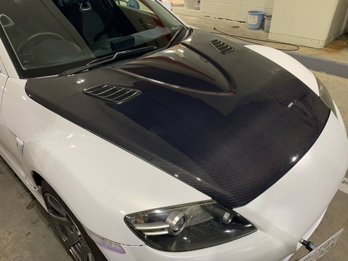 Bibian 比比昂- 綾織カーボンボンネットRX-8 前期クーリング効果 