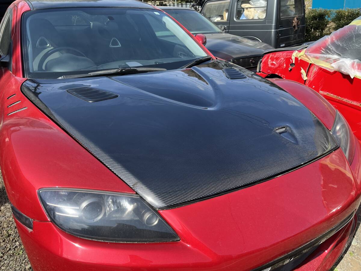 Bibian 比比昂- 綾織カーボンボンネットRX-8 前期クーリング効果 