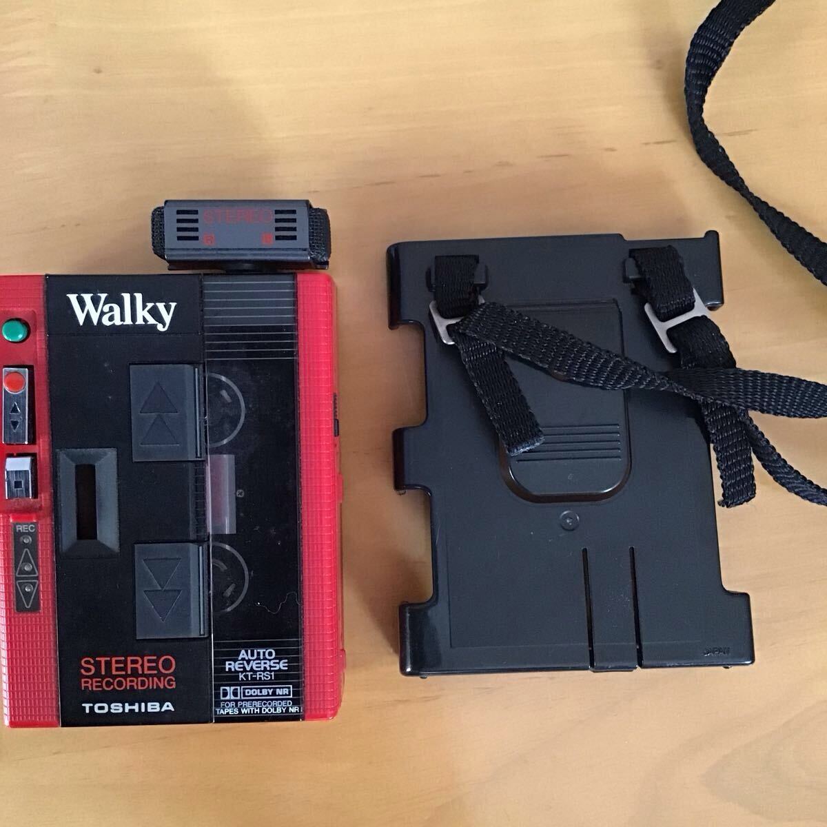 ジャンク　TOSHIBA KT-RS1 Walky ポータブルカセットプレーヤー Yahoo!オークション - TOSHIBA Walky KT-RS1 RP-AF2 東芝