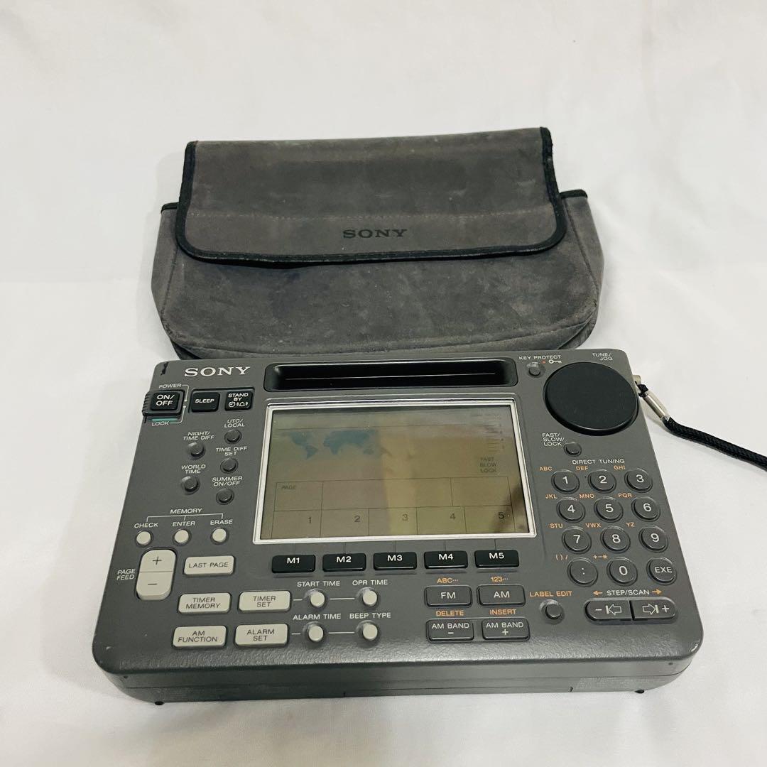 Bibian 比比昂- SONY ICF-SW55 電波ラジオケース付動作未確認A54 