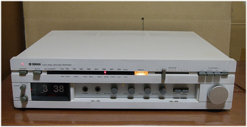 ヤマハ ／アンプ チューナー Bibian 比比昂- YAMAHA IS-44 チューナーアンプパタパタ時計付き