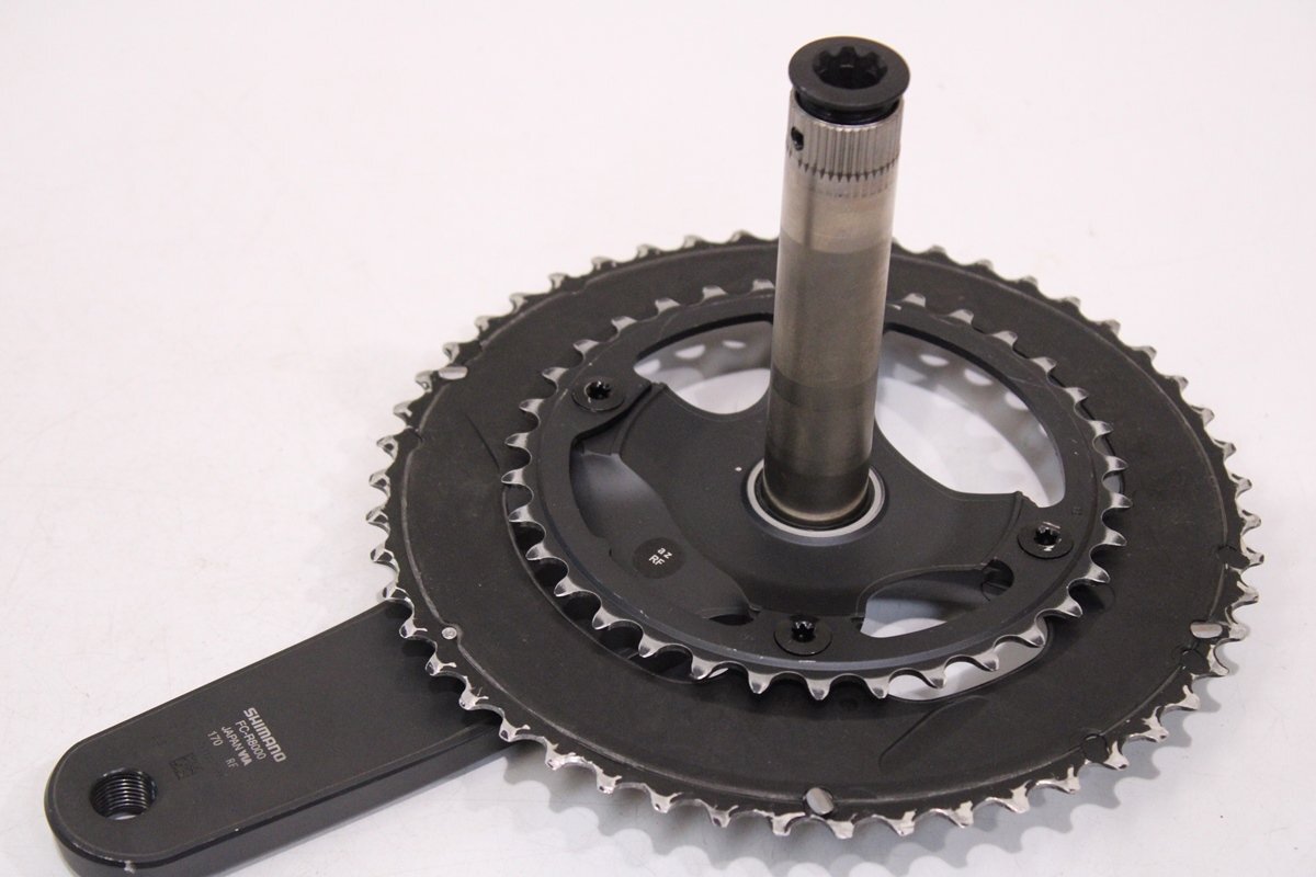 ★SHIMANO シマノ FC-R8000 ULTEGRA 170mm 50/34T 2x11s 4iii 左足計測パワーメーター クランクセット BCD:110mm 美品 SHIMANO 「シマノ」 ULTEGRA FC-R8000 50-34T 170mm クランク
