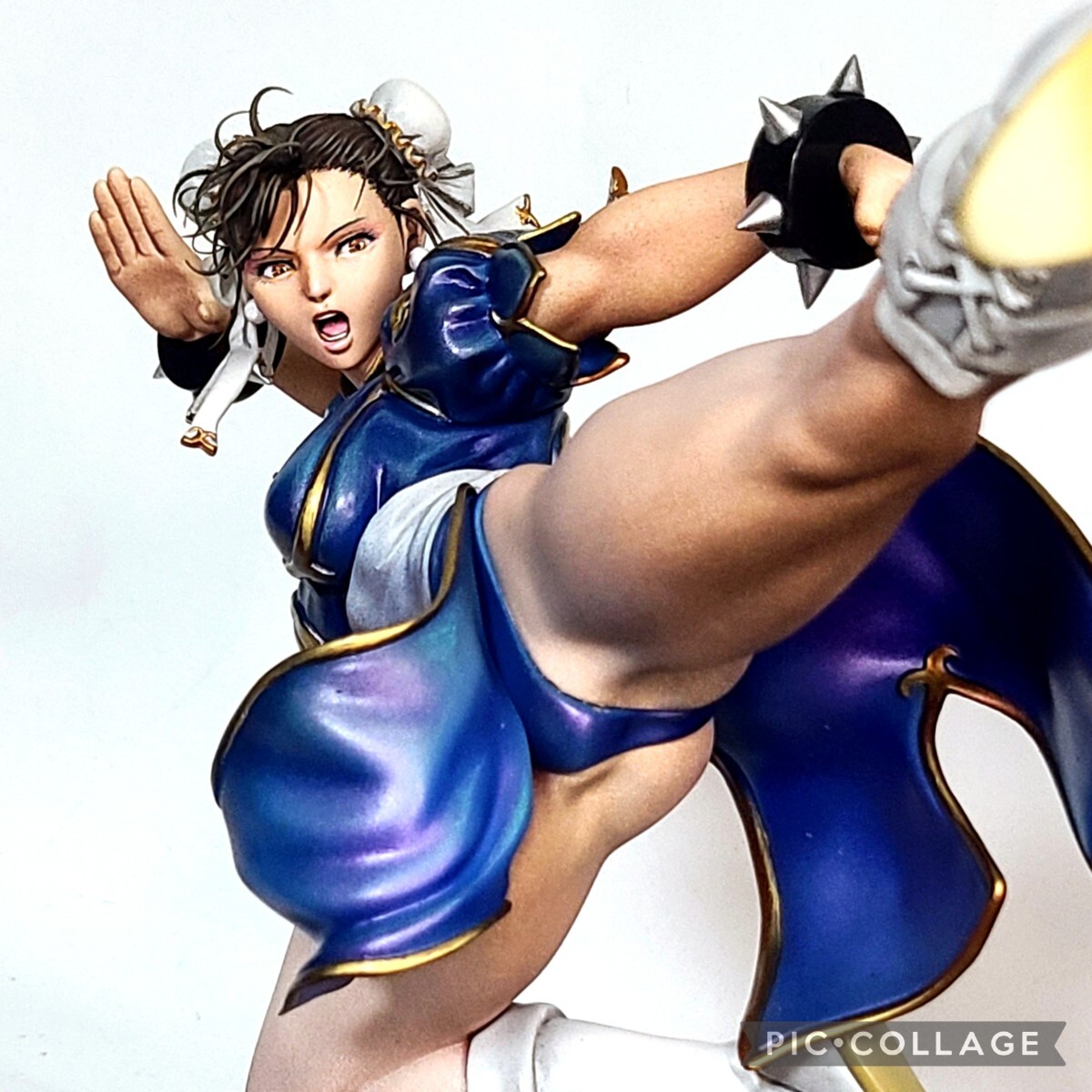 二次元 リペイント 春麗 チュンリー 顔の描き直し 頭髪追加 一番くじ A賞 二次元 リペイント 春麗 チュンリー 顔の描き直し頭髪追加 塗装