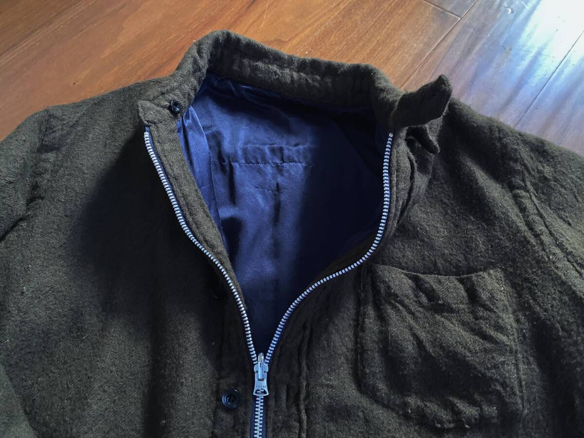 Sacai ウール縮絨 リバーシブルシャツブルゾン Sacai ウール縮絨 リバーシブルシャツブルゾン