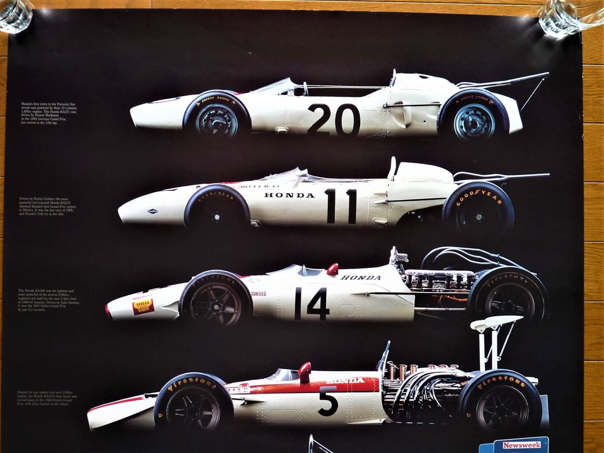 Bibian 比比昂 - ホンダ純正ポスター ホンダF1 第2期までの