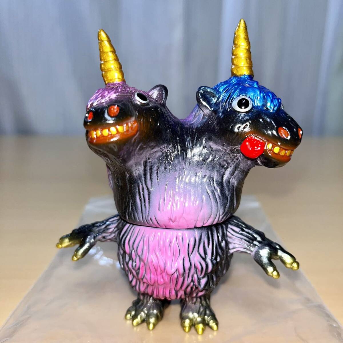 ランペイジトイズ 頭二つユニコーン モンスター ソフビ Bibian 比比昂 - ランペイジトイズ 双頭 ユニコーン モンスター