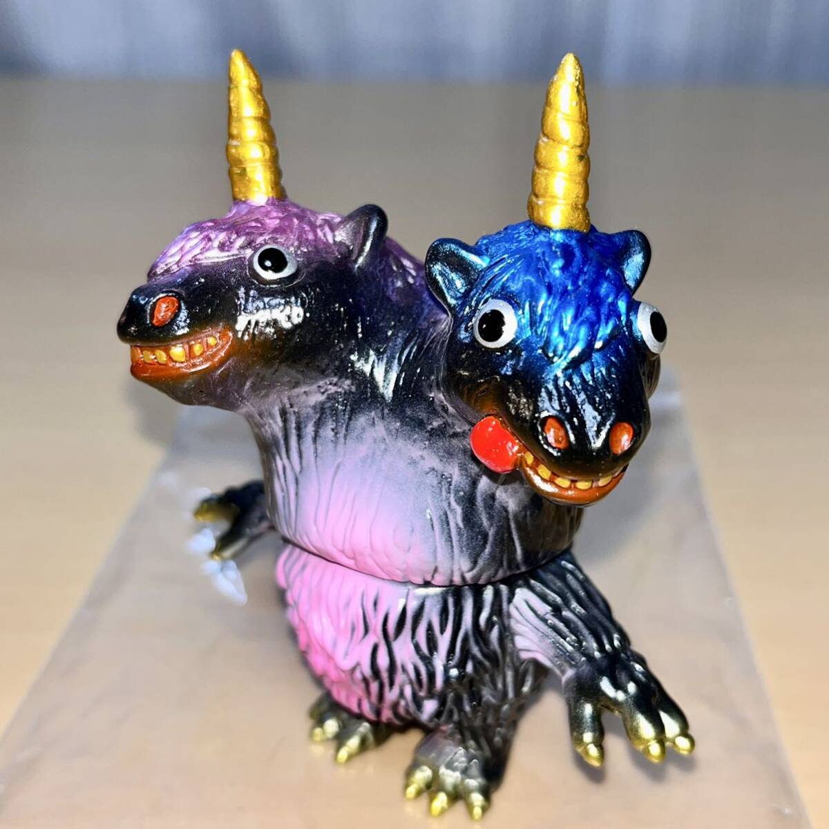 ランペイジトイズ 頭二つユニコーン モンスター ソフビ Bibian 比比昂 - ランペイジトイズ 双頭 ユニコーン モンスター