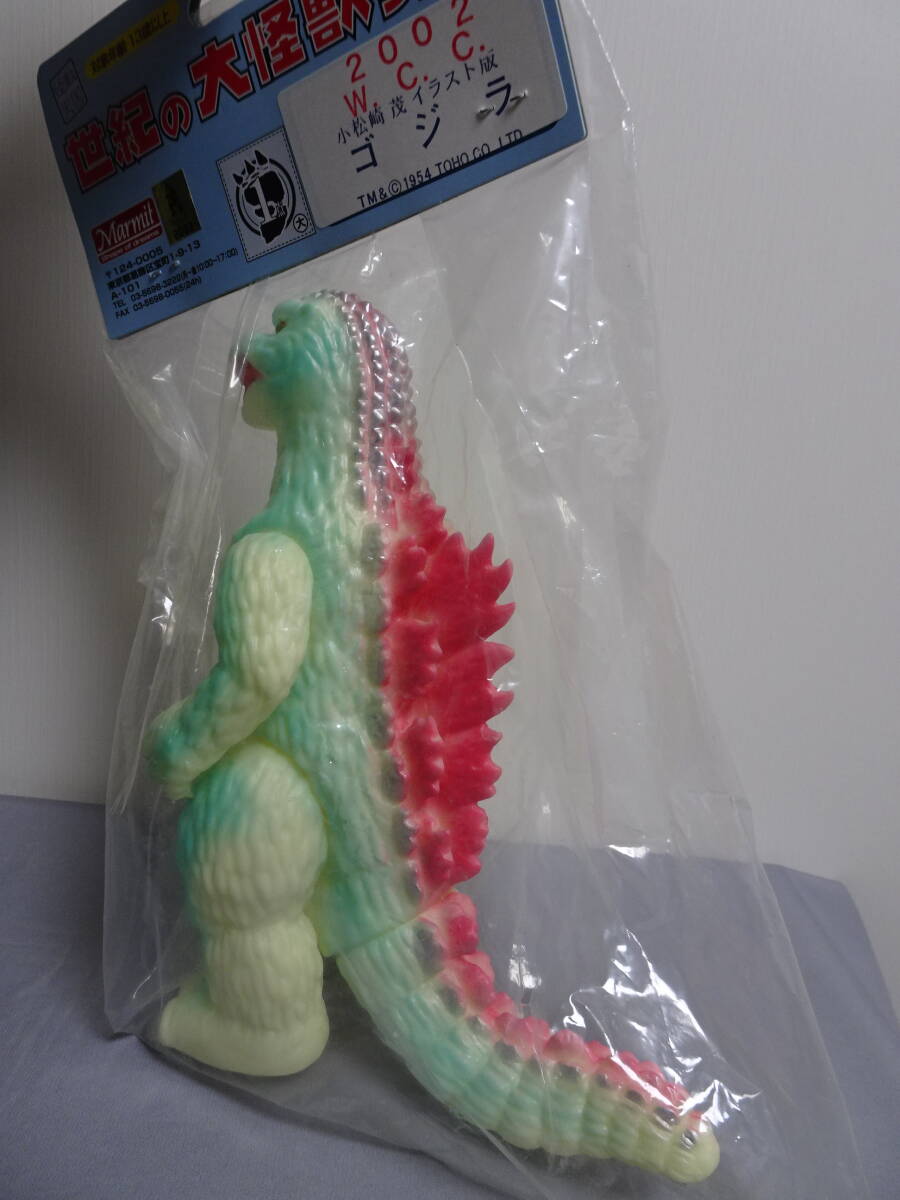 マーミット　ゴジラ　小松崎茂イラスト版　蓄光未塗装　世紀の大怪獣シリーズ マーミット ゴジラ 小松崎茂イラスト版 蓄光未塗装 世紀の大怪獣