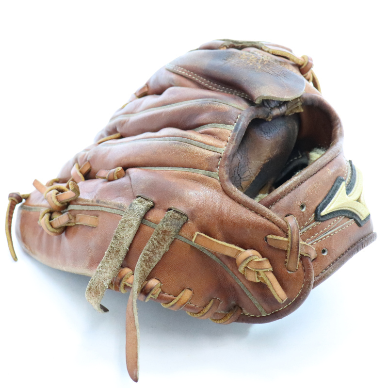中古【MIZUNO】ミズノグローバルエリート 硬式グローブ投手用 1ajgh12311 右投げ用 ブラウン Bibian 比比昂- 中古【MIZUNO】ミズノグローバルエリート硬式