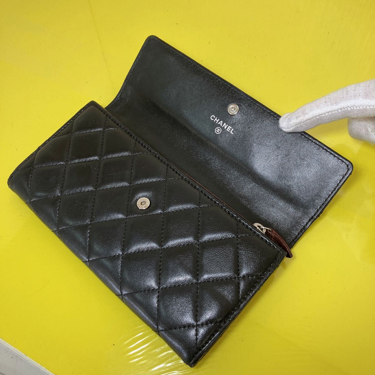 み*)様 ★美品★ CHANEL マトラッセ ラムスキン ココマーク 長財布 フ Bibian 比比昂 - CHANEL シャネル マトラッセ ラムスキン ココ