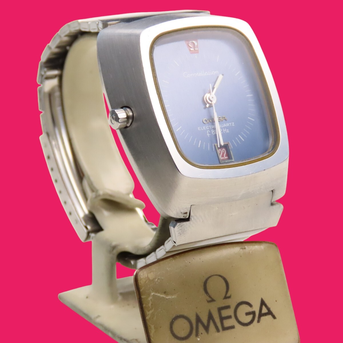 ♪■高級レア OMEGA オメガ Constellation コンステレーション クオーツ 尾錠純正 元箱付 完動品206 ♪□高級超レア！ OMEGA オメガ コンステレーション エレクトロニック
