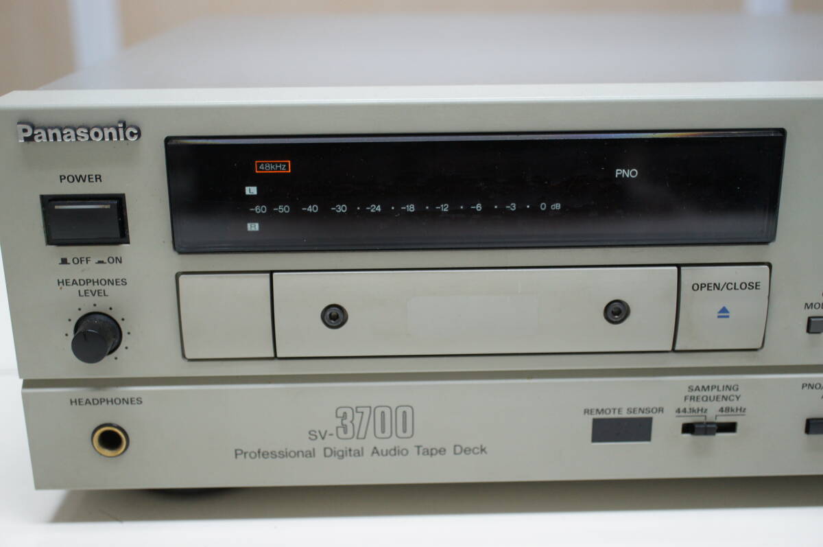 完動品】Panasonic パナソニック DATデッキSV-3700 業務用 Yahoo