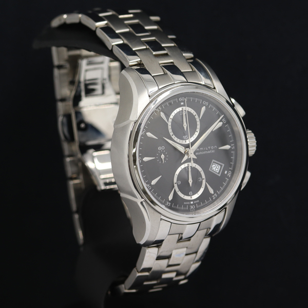 1円 稼動 良品 ハミルトン AT/自動巻 H326160 シルバー文字盤 ラウンド