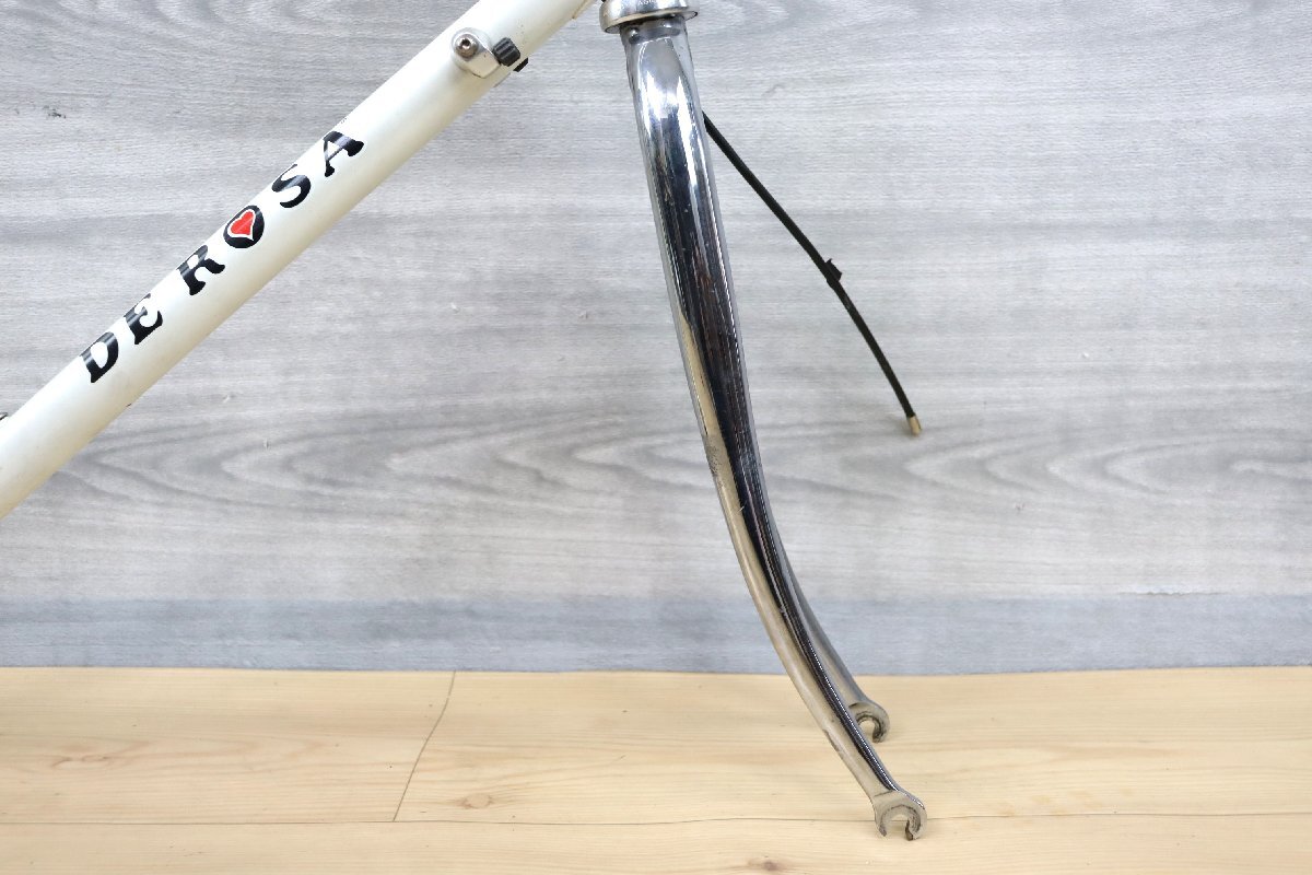 DE ROSA Giro d’Italia　デローザ　ジロ・デ・イタリア　クロモリ　フレームセット　ロードバイク　ヴィンテージ　BB・ステム付　cicli17 Bibian 比比昂 - DE ROSA Giro d'Italia デローザ ジロ・デ
