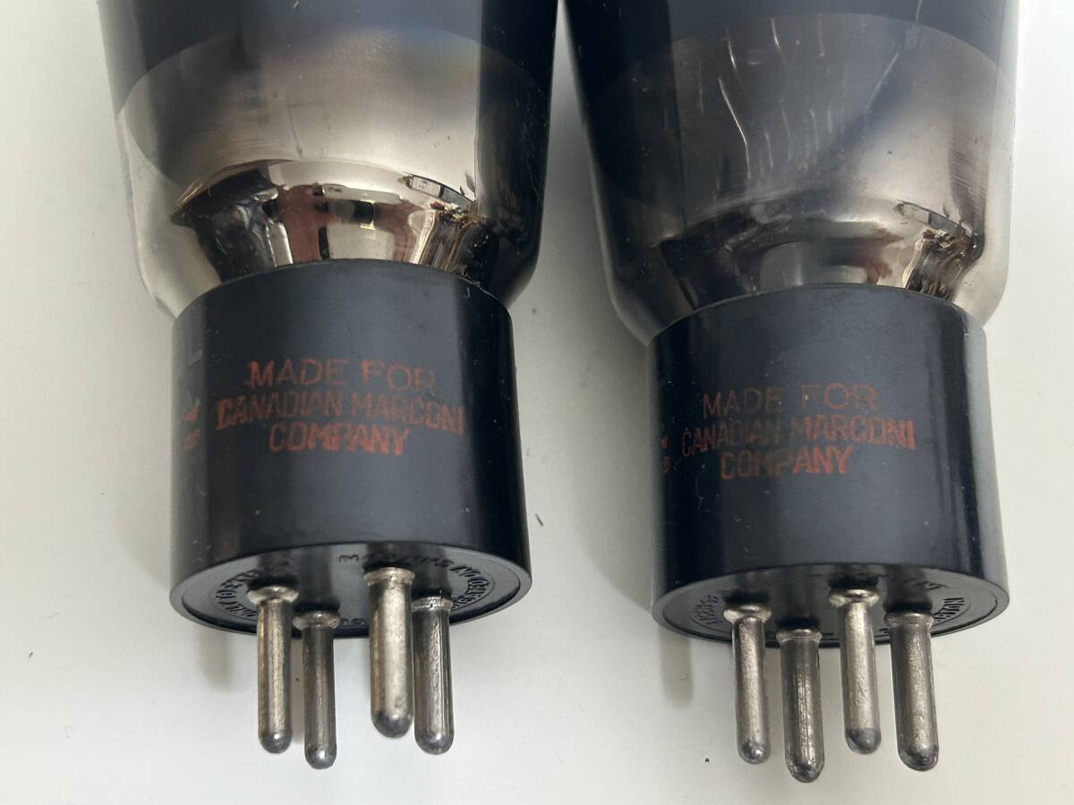Canadian Marconi 6A3 真空管2本セット 【公式通販】