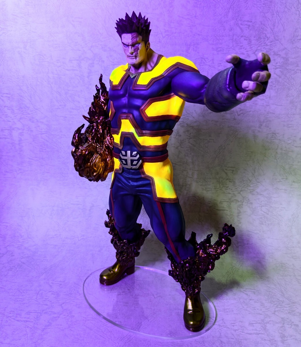 僕のヒーローアカデミア　エンデヴァー フィギュア　リペイント　アクスタ付き 僕のヒーローアカデミア エンデヴァー フィギュア リペイント
