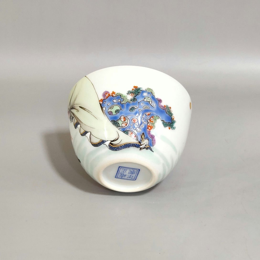 Bibian 比比昂 - □観心・時代旧蔵□C4764清時代 乾隆年製 粉彩