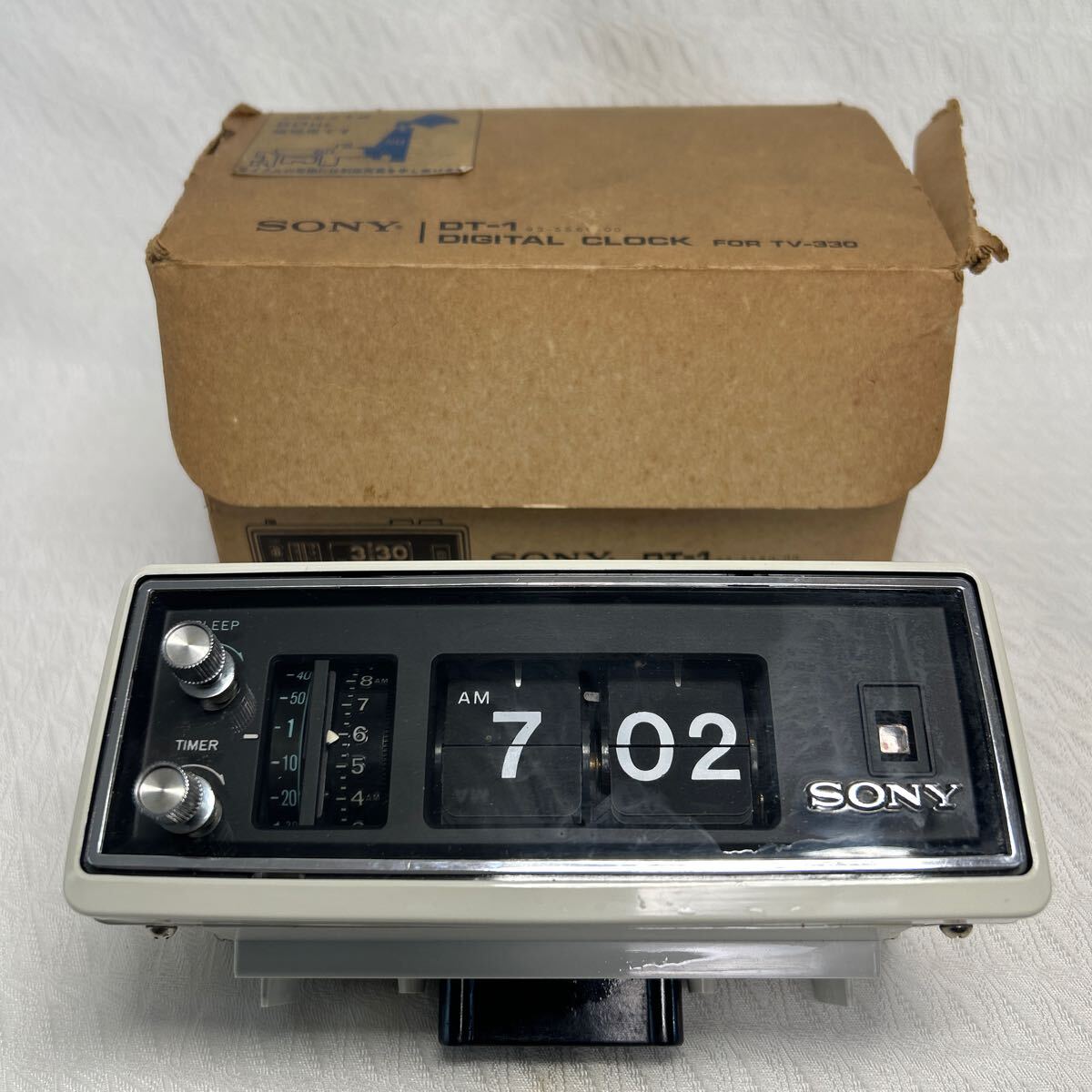 Bibian 比比昂- SONY DT-1 デジタルクロックパタパタ時計昭和