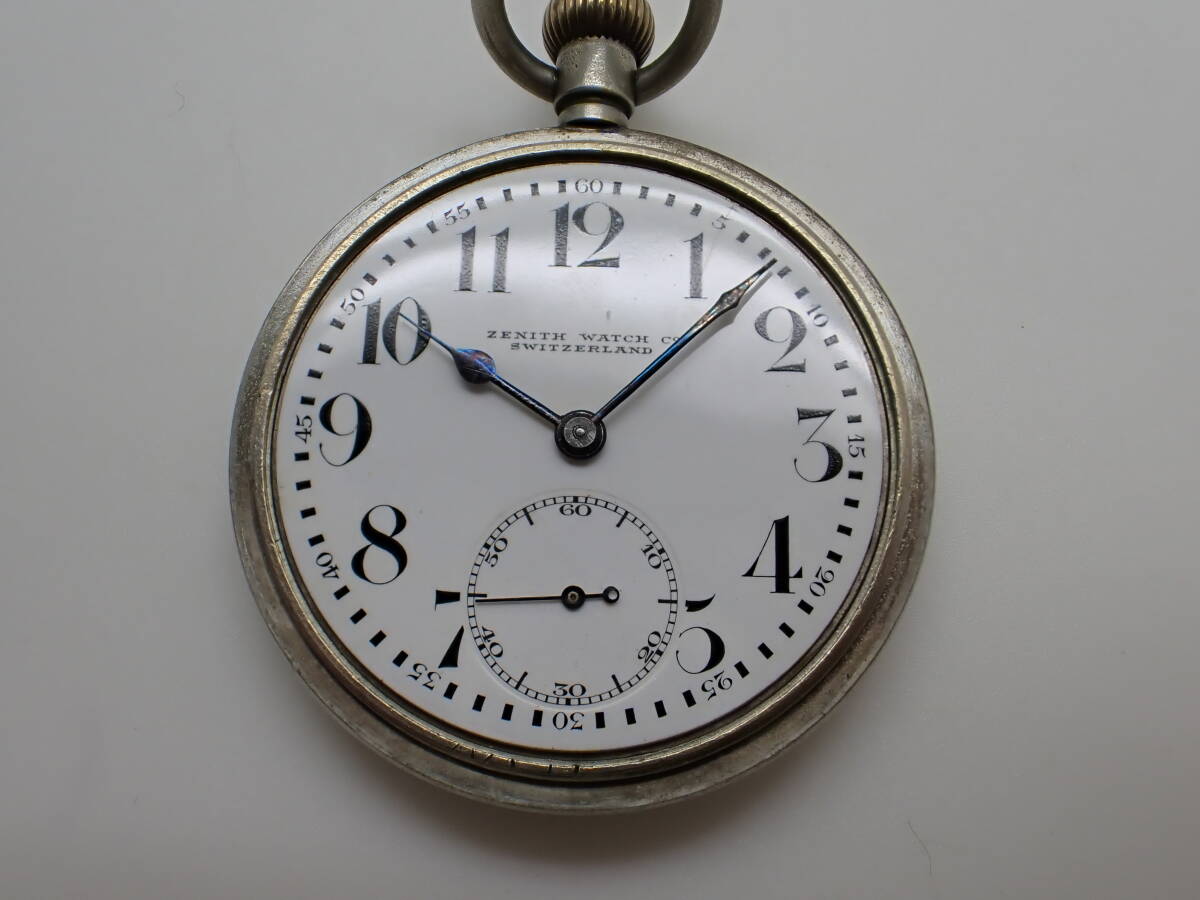 Zenith ゼニス 鉄道時計 「鉄道省」刻印 東京鉄道局 国鉄 稼働品 懐中