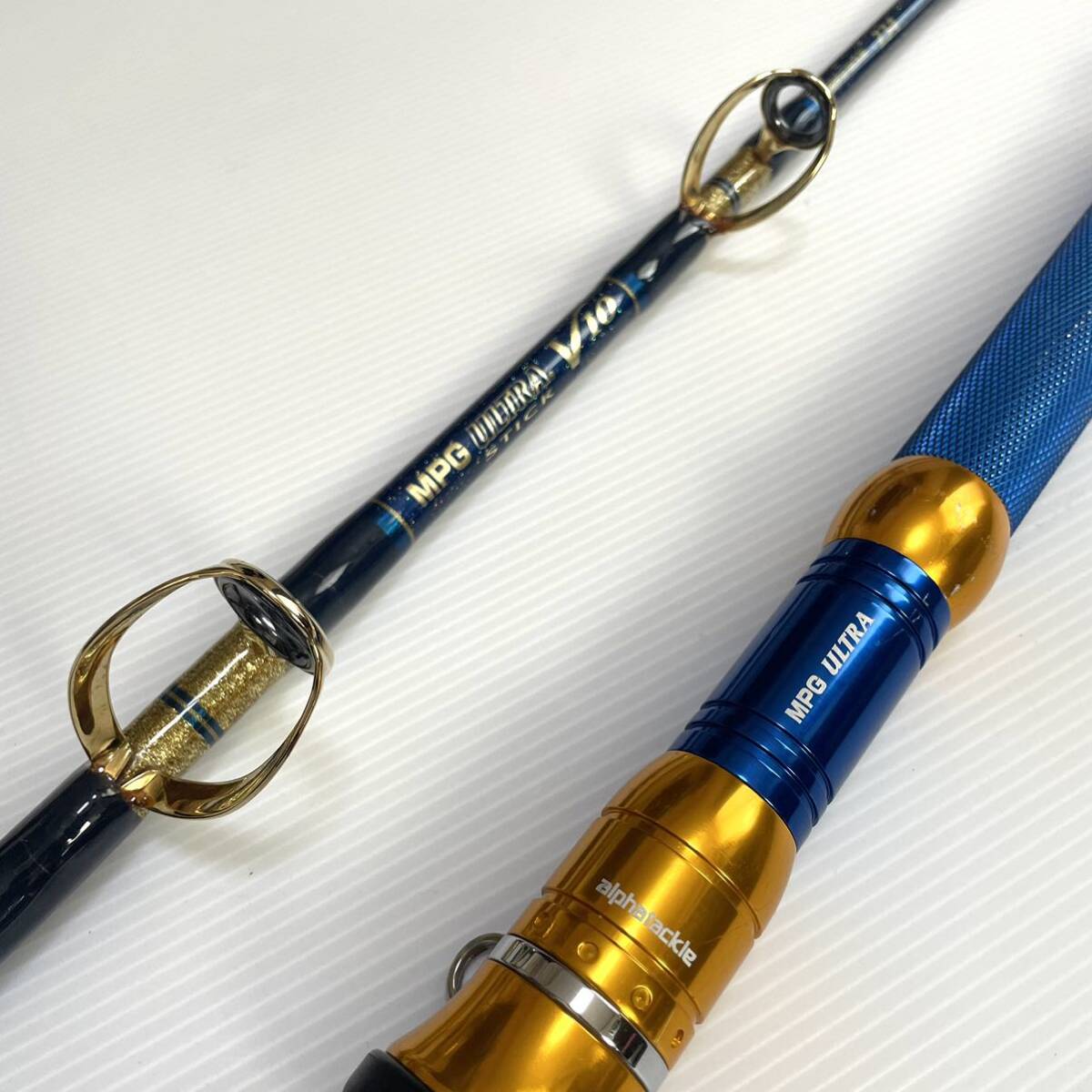 程度良好☆ アルファタックル MPG ウルトラ V10 234 alpha tackle ultra V10 船竿 海釣り ロッド Bibian 比比昂- 程度良好☆ アルファタックルMPG ウルトラV10