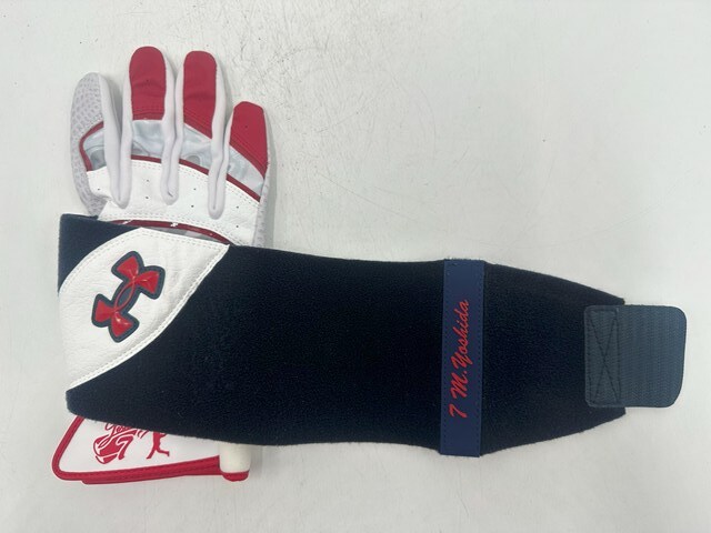 UNDER ARMOUR - レッドソックス 吉田正尚 実使用 or 支給品 バッティンググローブ UNDER ARMOUR - レッドソックス 吉田正尚 実使用 or 支給品