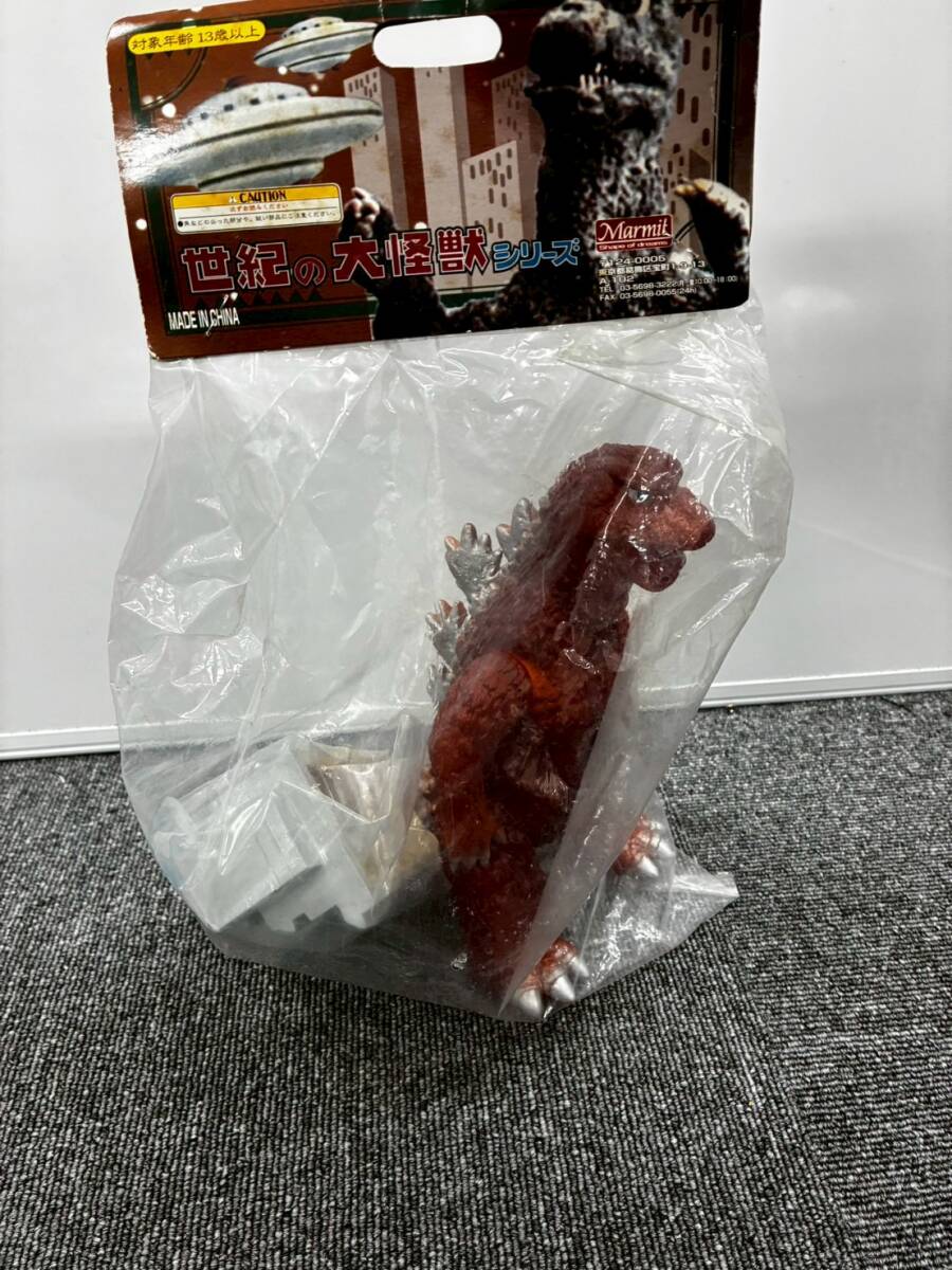 限定復刻版 マーミット ゴジラ 世紀の大怪獣シリーズ　2004 ソフビ 超蔵出し品〙マーミット世紀の大怪獣シリーズ ゴジラ2ソフビ