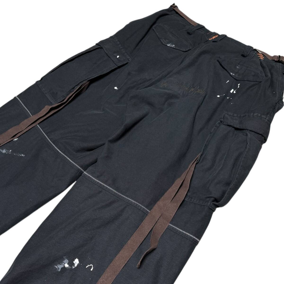 24AW kolor 即日完売 カーゴパンツ ネイビー size:2 Bibian 比比昂 - 24AW kolor 即日完売 カーゴパンツ ネイビー
