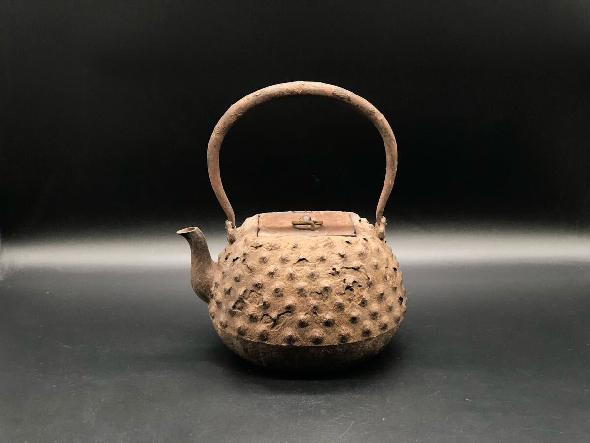 茶道具鉄瓶　山形県/横倉友次郎作 茶道具鉄瓶 山形県/横倉友次郎作 【公式通販】