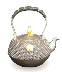 茶具古董-金屬工藝-石黑光南
