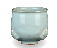 茶具古董-金屬工藝-茶碗